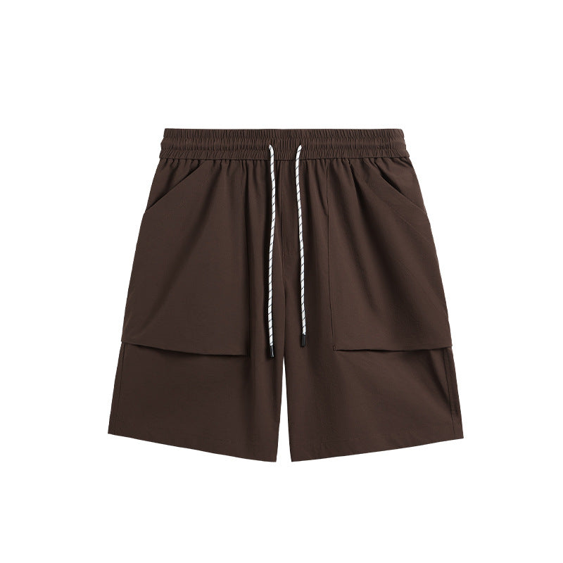Japanese Trendy Elastic Sports Shorts