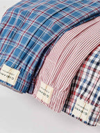 Giordano Underwear Men's Three-Pack Cotton Woven Contrast Boxers