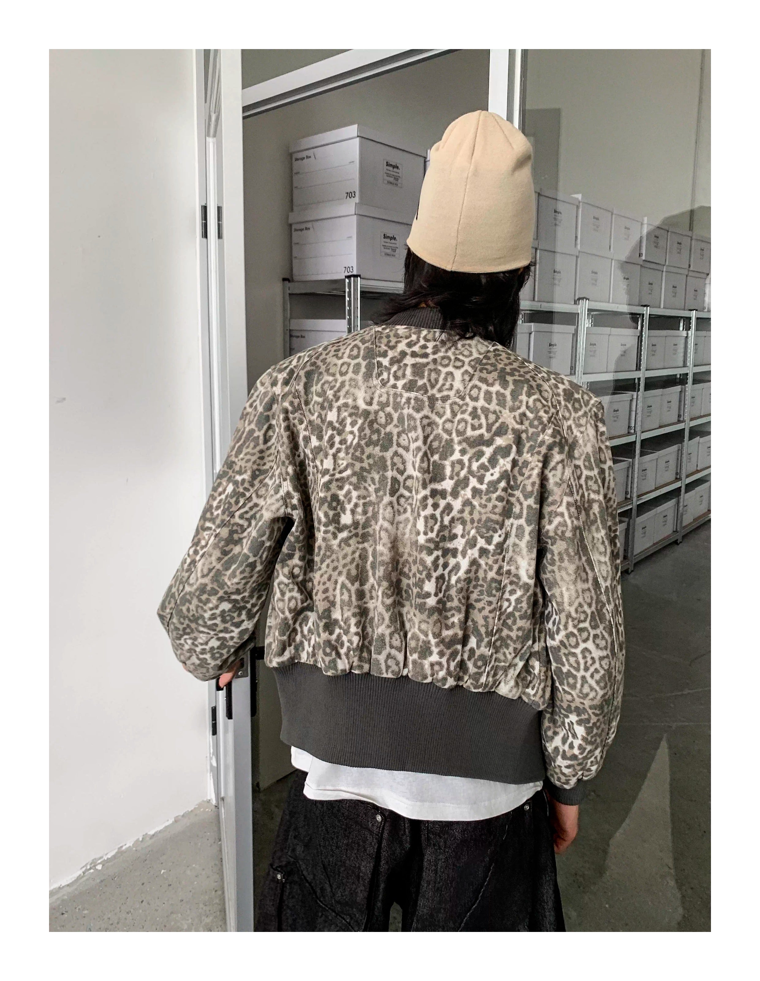 BTSG leopard jacket