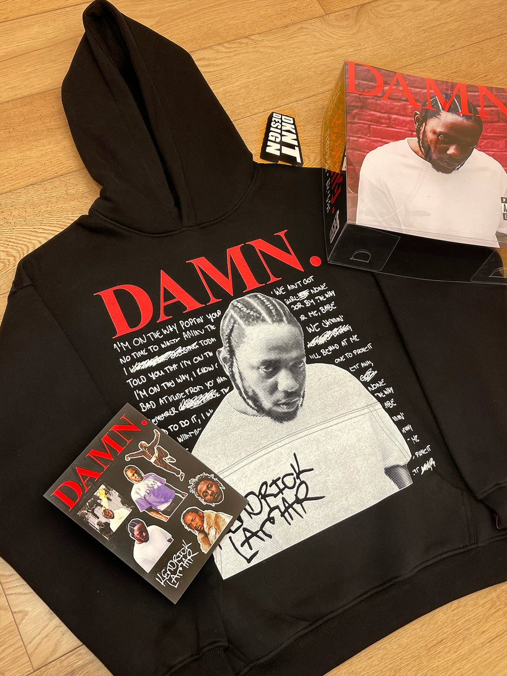 DKNT DAMN Kendrick Lamar hoodie