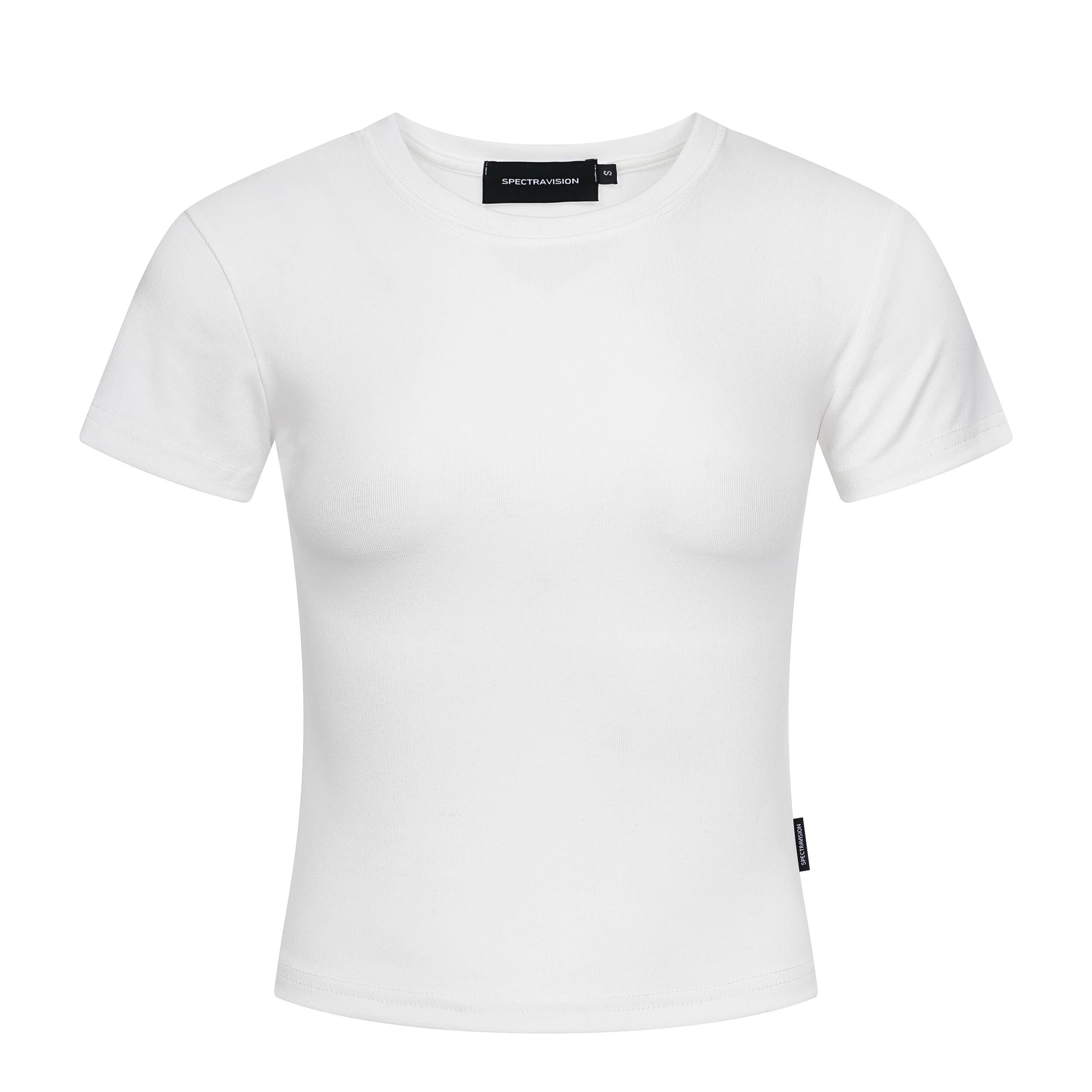 KKBBU Solid Color Right Shoulder Short Sleeve T Shirt