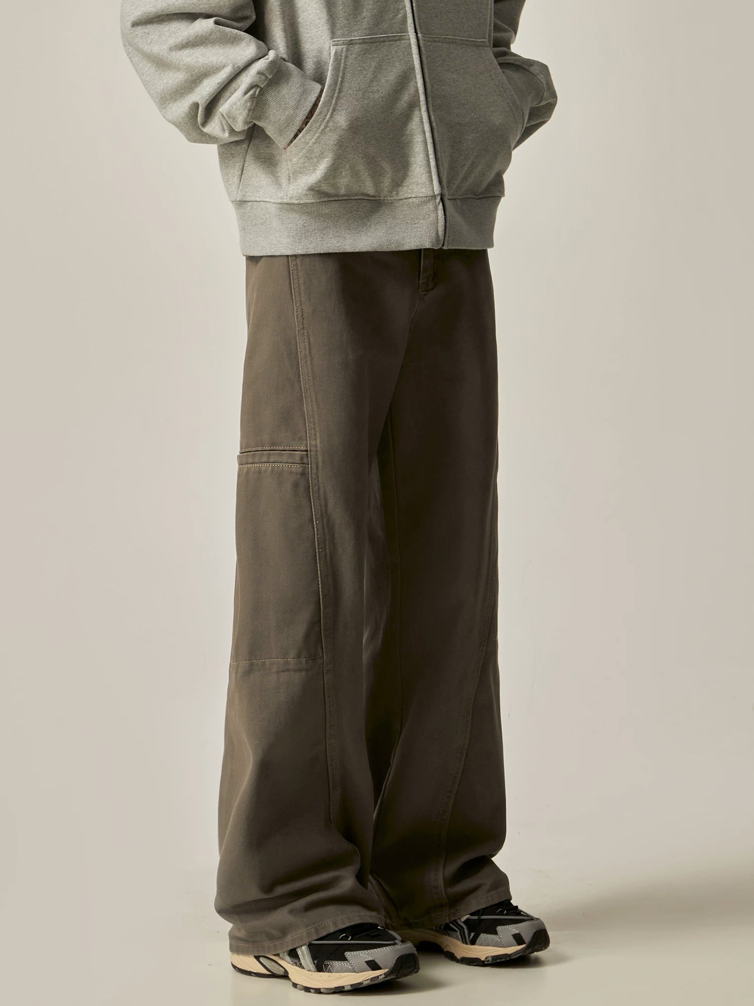 ISIETS Straight Cleanfit Vintage Work Pants