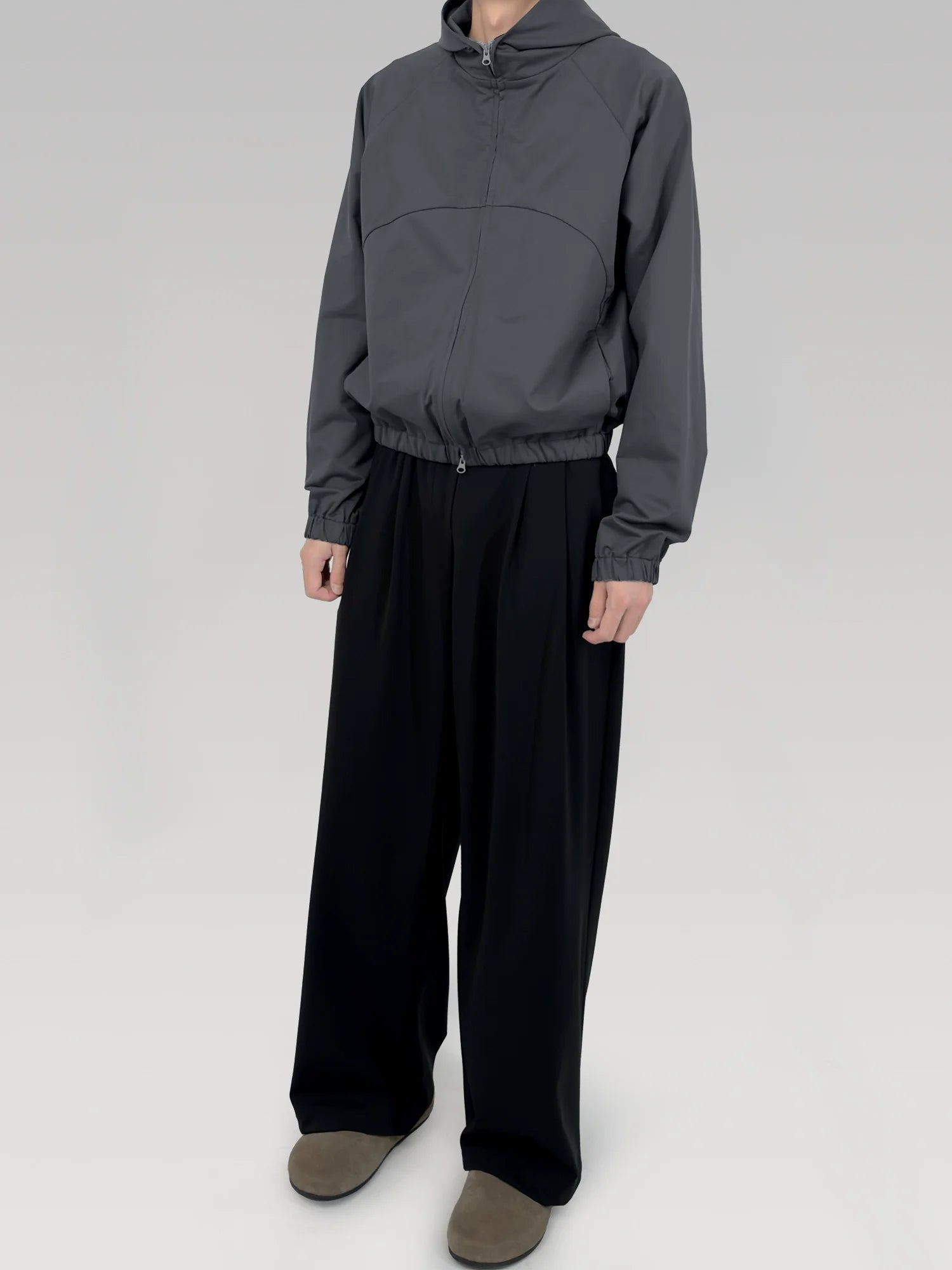 PLUS NO LOGO Arc Blade Jacket Short Hooded Jacket