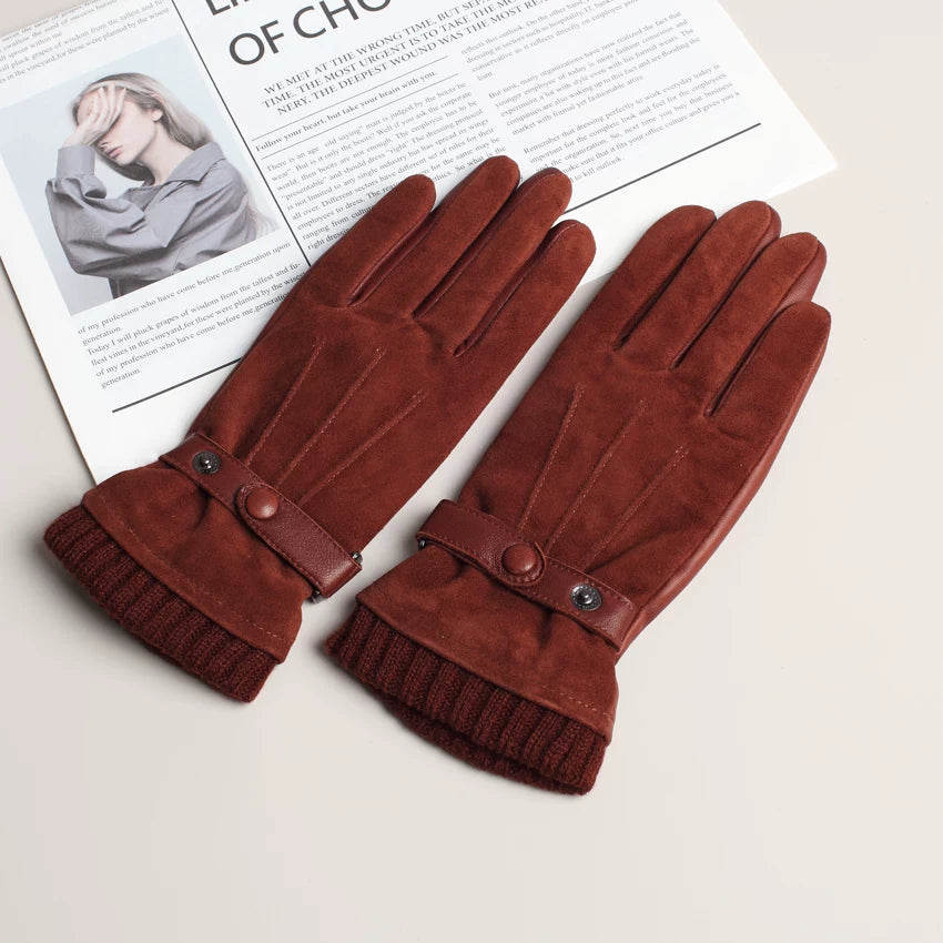 St. John's Goatskin Touch Screen Motorcycle Gloves