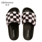 Hotmarzz Thick-soled Premium Slippers Fluffy Shoes