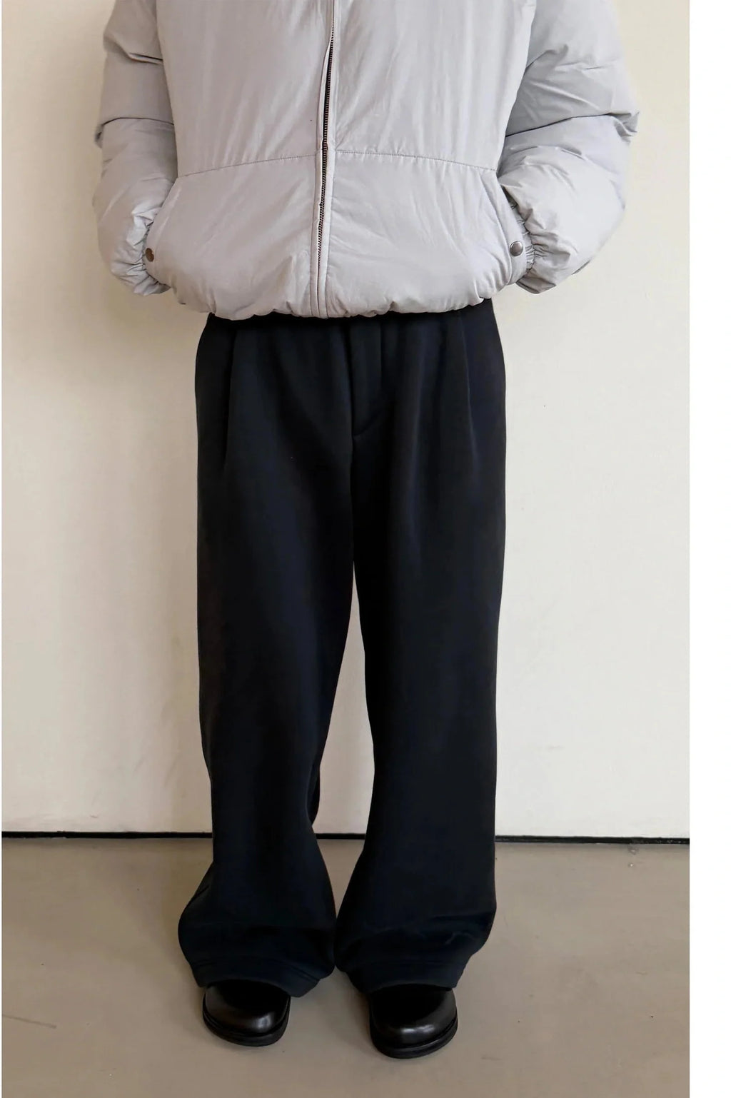 Anniehall Thickened Granular Fleece Air Fluffy Sweatpants