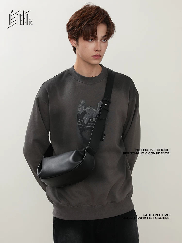 SFREEYA Retro Niche Commuter Crossbody Bag