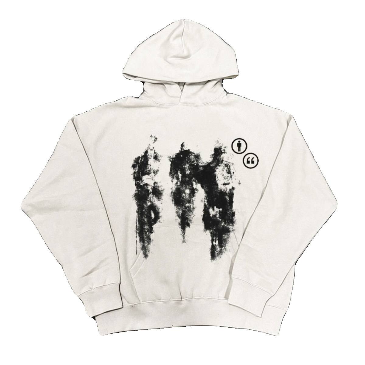 Oversize Washed Distressed Retro Hoodie