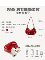 Neeley Leather Crescent Saddle Bag