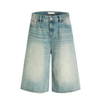 11KN Three-dimensional Cut Straight Loose Casual Shorts