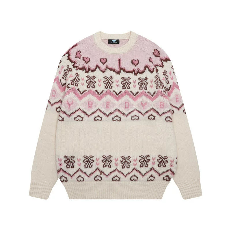 SIXMINU Japanese Retro Loose Sweater