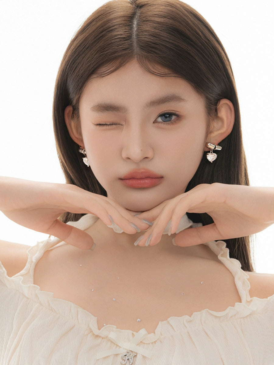 BULUBULU Pink Healing Capsule Love Earrings