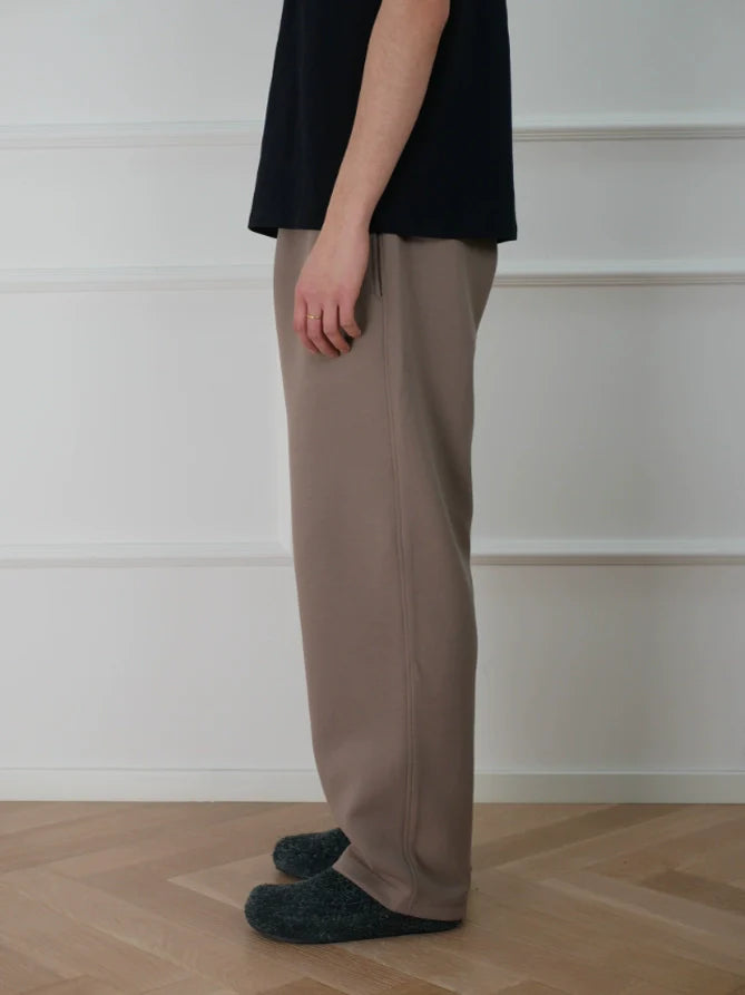 NO LOGO Loose Straight Sweatpants