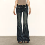 Ariseism Vintage Low-rise Pull Jeans
