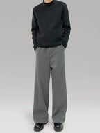 PLUS NO LOGO Drape Anti-wrinkle A-shaped Trousers