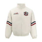 STK SmallTownKid Racing Badge Spliced Cotton Jacket