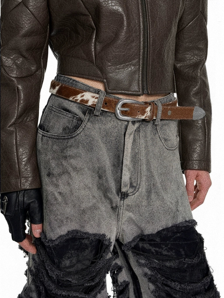 VOWPROGRESS Old Rivet Simple Belt