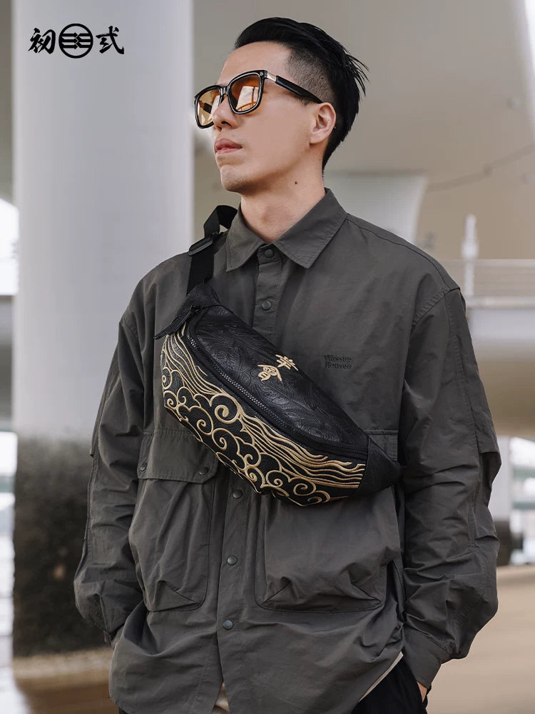 Fanguo Lucky Meeting Embroidered Chest Bag