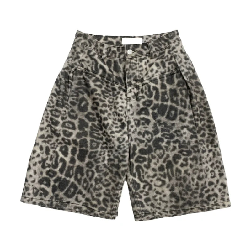MICHINNYON leopard shorts