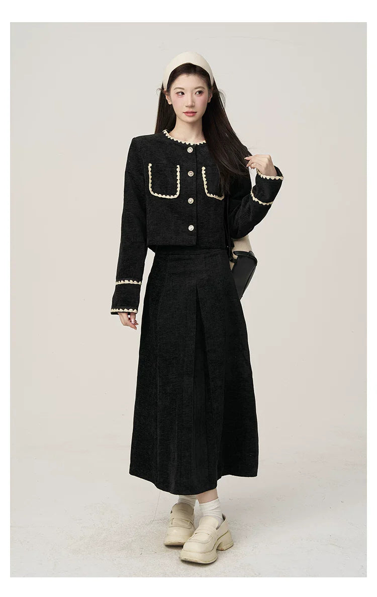 Wildberry Premium Jacket High Waist Skirt Fashion Suit