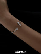 Imprisoned Star Liquid Metal Bracelet