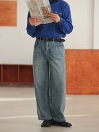 NOEARS Vintage Loose Straight Jeans
