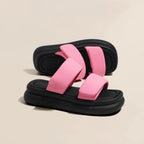 CENTREKALEM Thick-Soled One-Line Summer Slippers