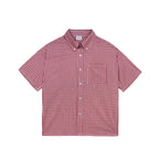 SOSTINE Retro Plaid Short Sleeve Shirt