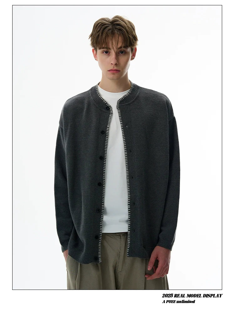 CHOIZE Vintage Casual Loose Versatile Knitted Sweater Jacket