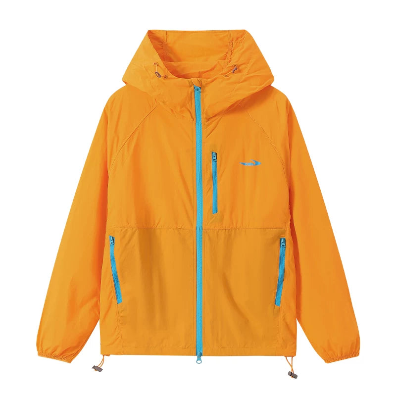 Mr. Jiangnan NewJNXS Lightweight Quick-Dry Sun Protection Zip Jacket