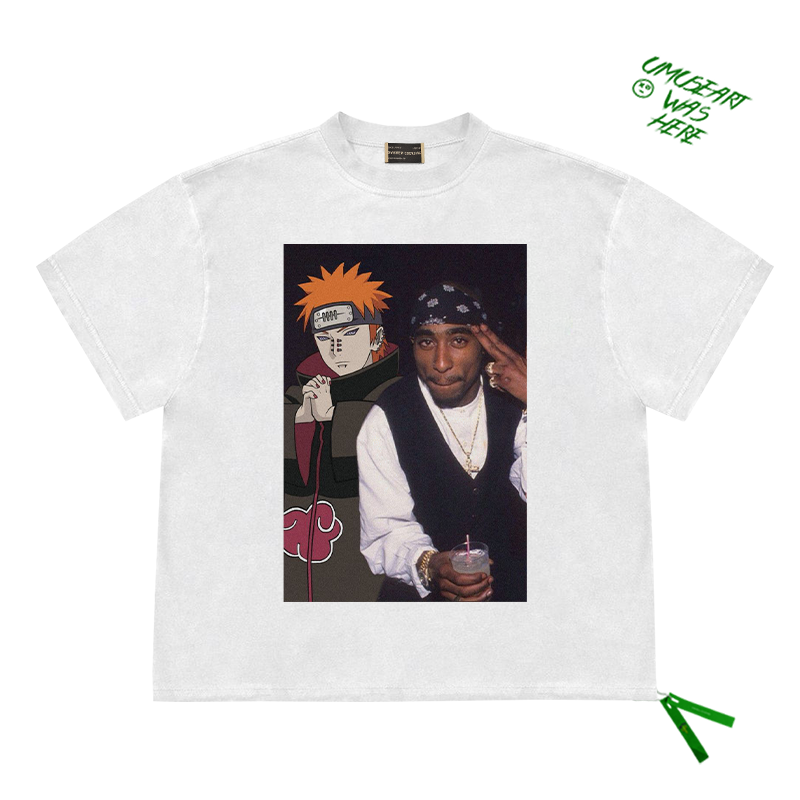 Tupac x Naruto Two-Dimensional Hip-Hop Tee