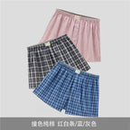 Giordano Underwear Men's Three-Pack Cotton Woven Contrast Boxers