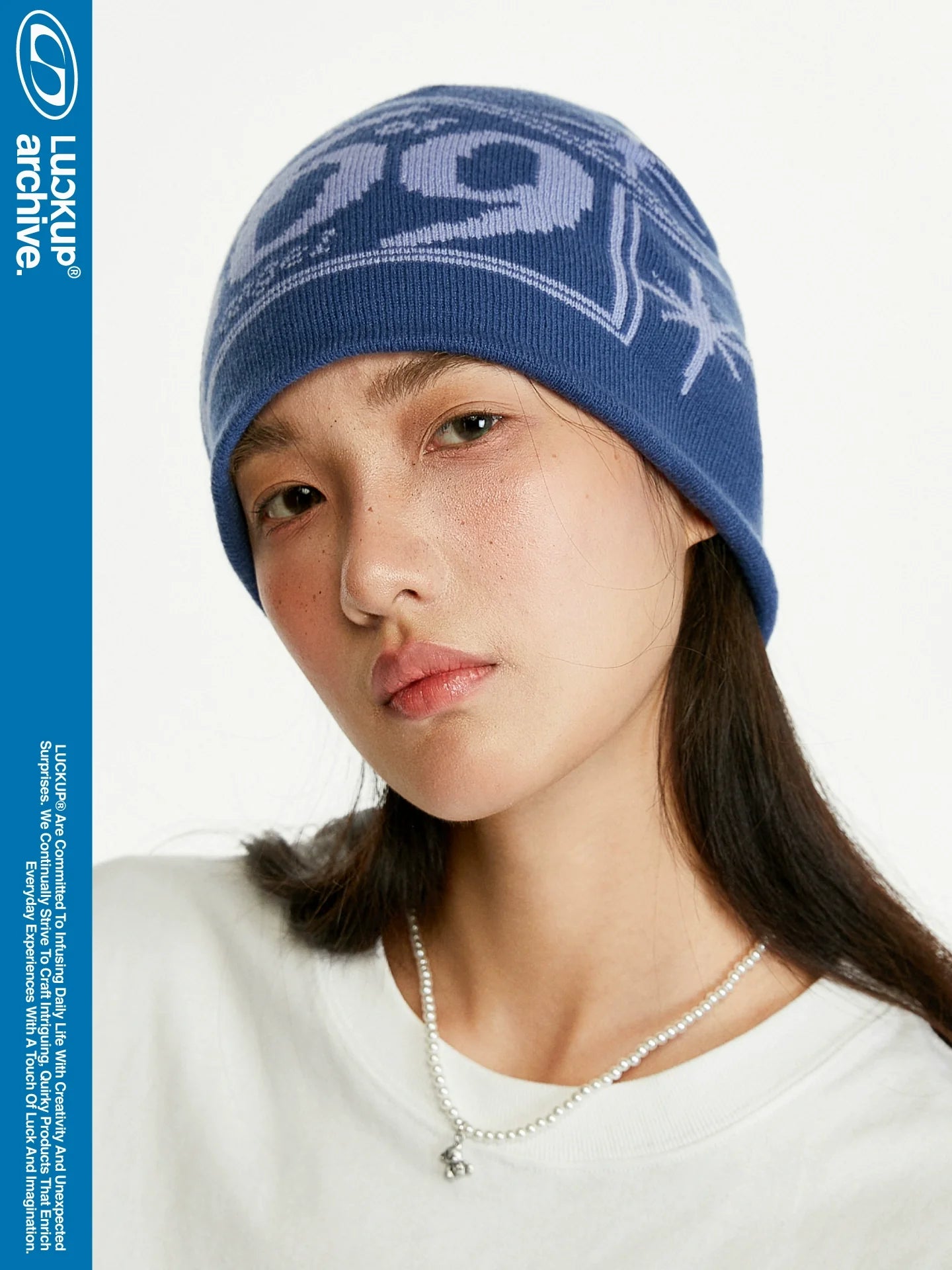 LUCKUP Vintage Alphabet Knitted Hat