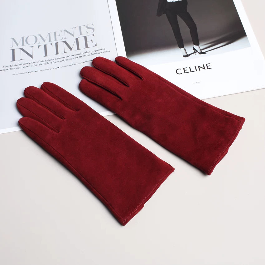 St. John's Goatskin Cashmere Lining Warm Gloves