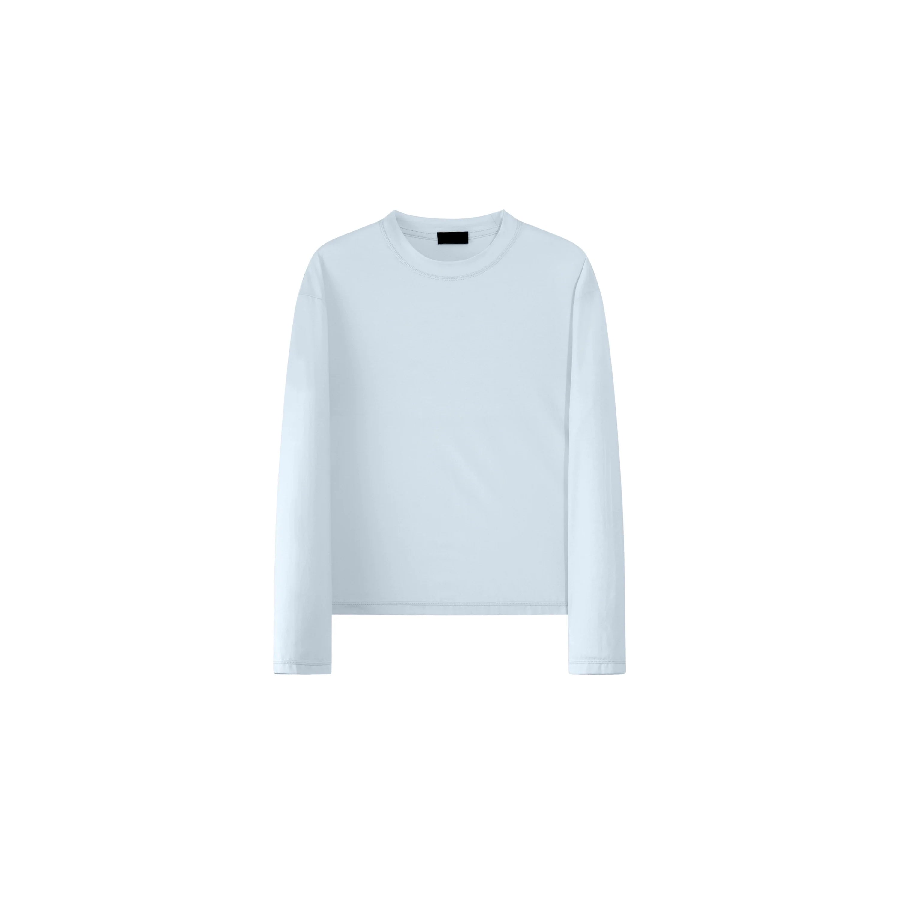 PLUS NO LOGO Simple Casual Versatile Soft Long Sleeve