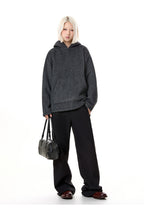 MADEEXTREME Double-sided woolen silhouette Hooded Jacket