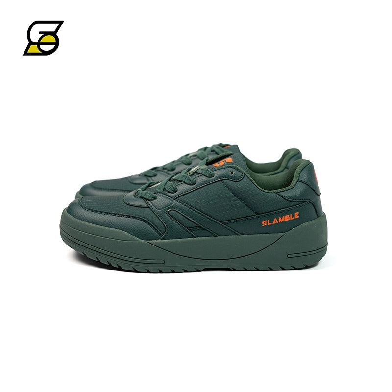 SLAMBLE Retro Casual White Sports Shoes