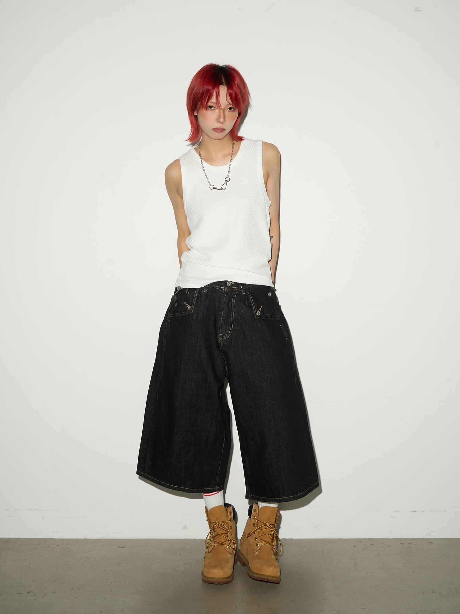 MICHINNYON denim shorts