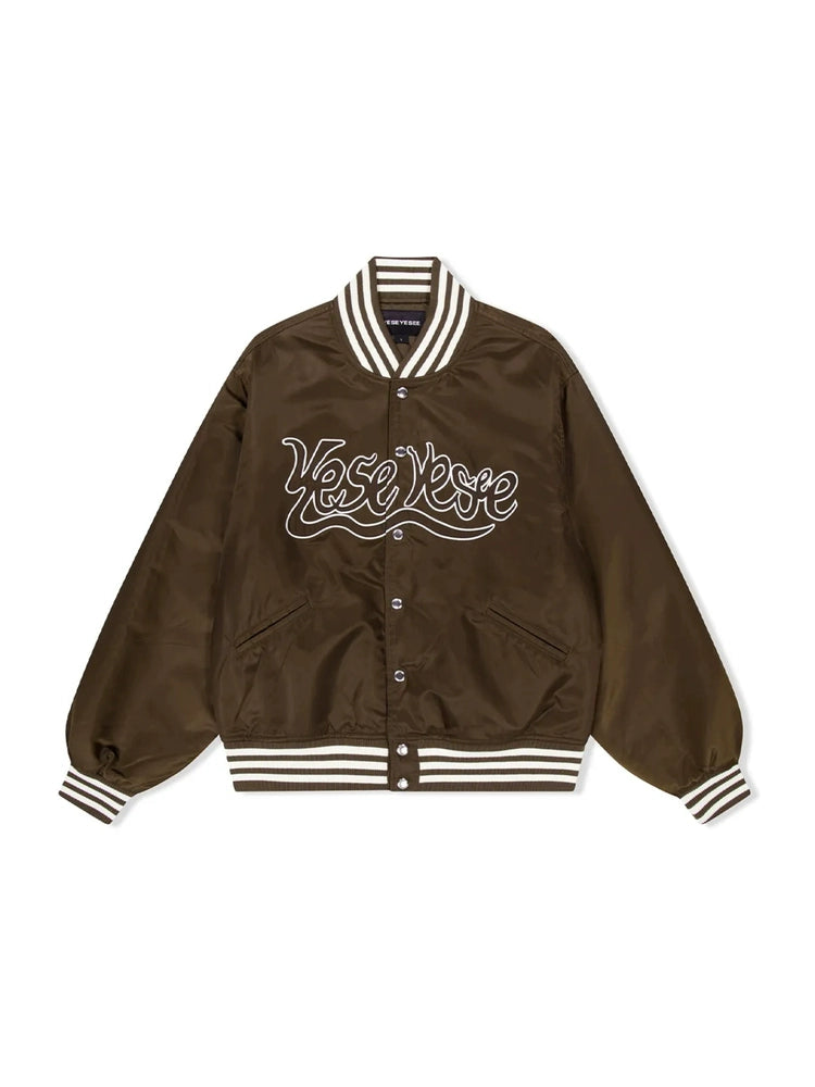 I4P STUDIO YESEYESEE C-Logo Embroidered Sports Jacket Cardigan