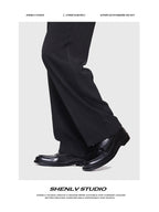 SHENLV STUDIO Vampire embossed cowhide loafers