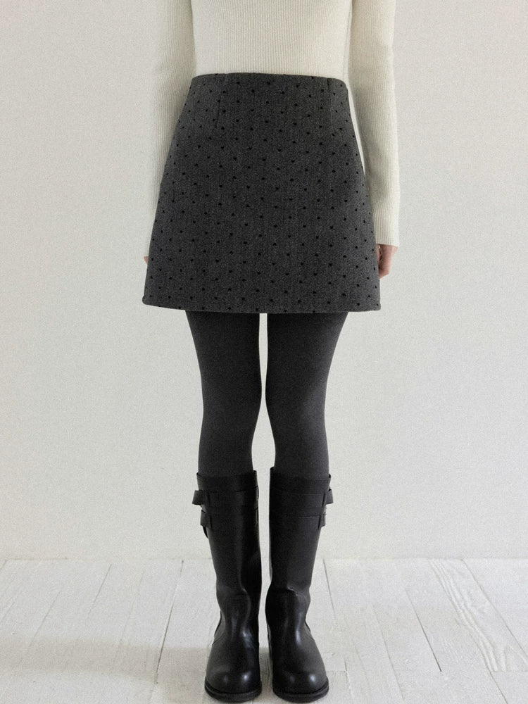 cantonstory Gray Velvet Thickened Leggings