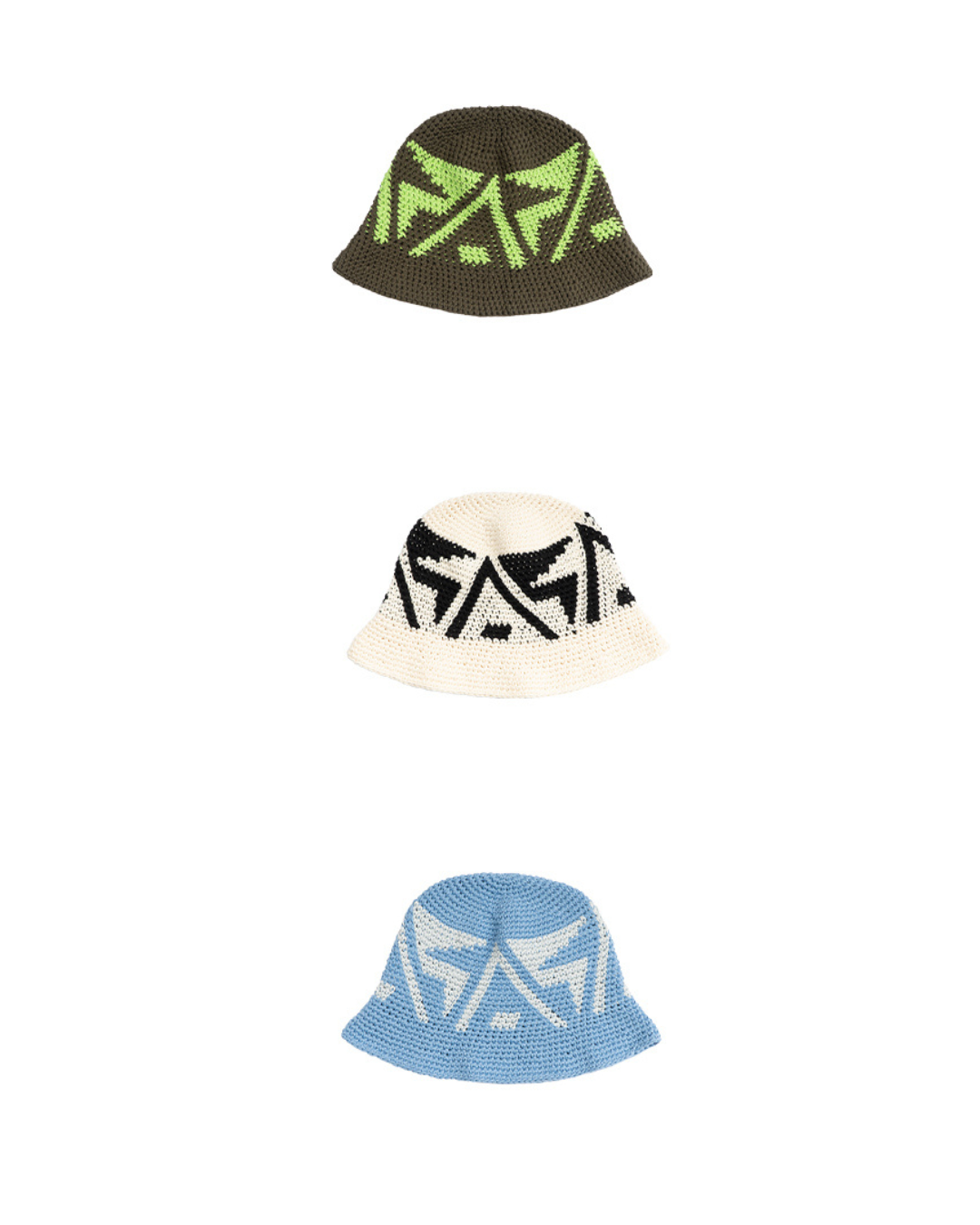 AVENUE & SON Jacquard Logo Knitted Fisherman Hat