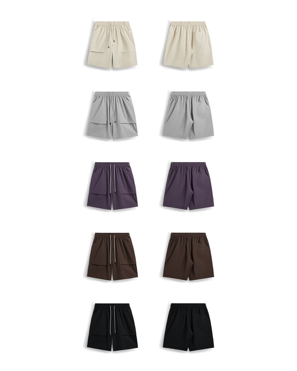 Japanese Trendy Elastic Sports Shorts