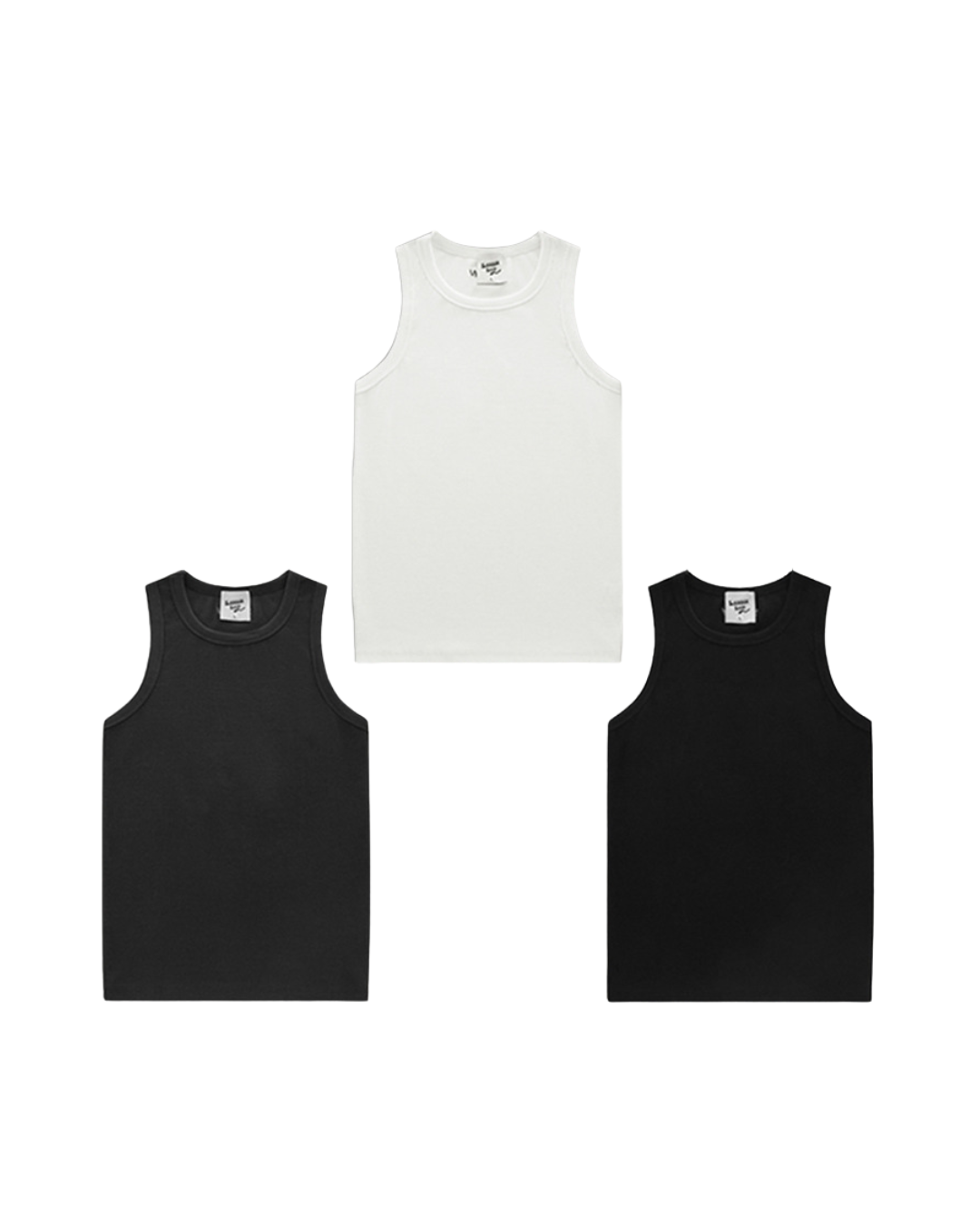 Summer Elastic Thick Thread Tight Boxer Vest Sleeveless Tee