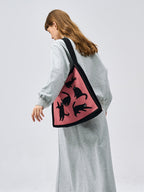 FREEIN Cat knitted tote bag