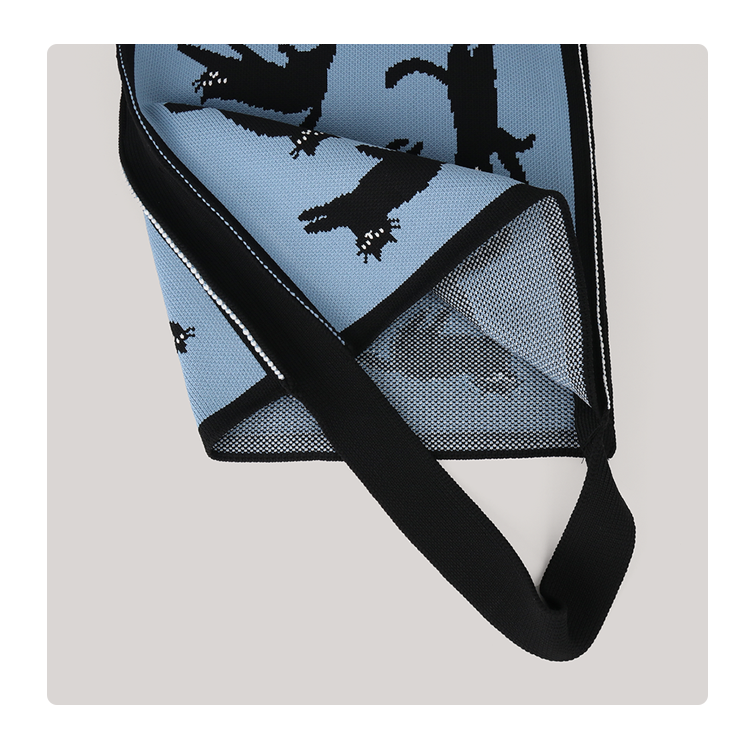 FREEIN Cat knitted tote bag