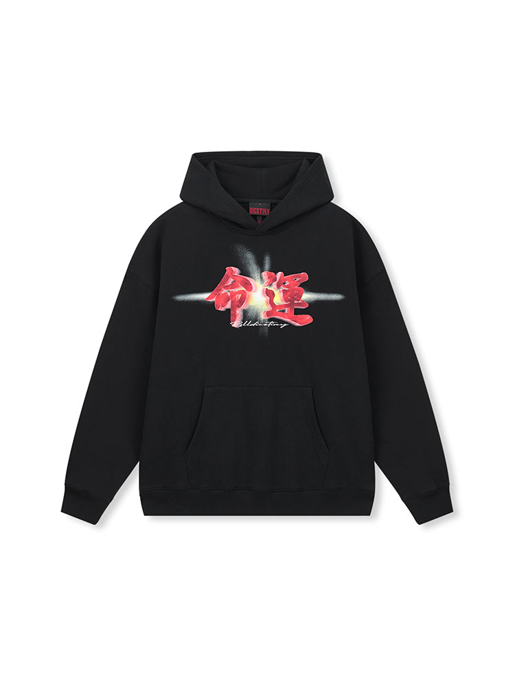 DICETINY FATE PRINT LOGO HOODIE