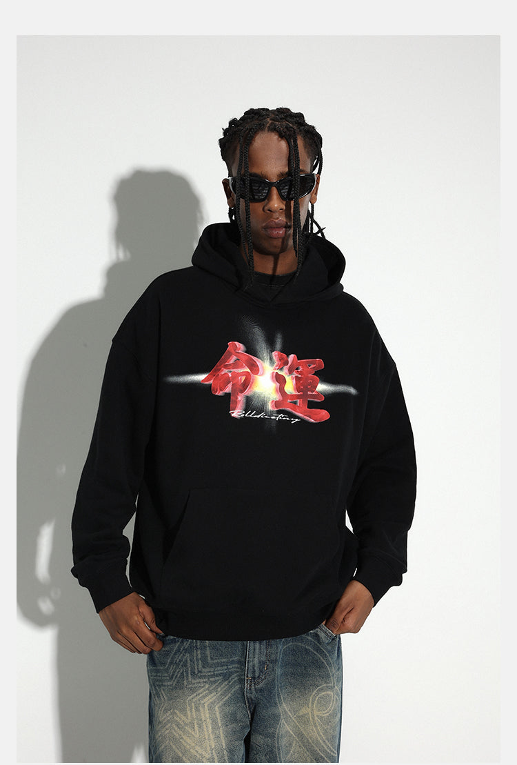DICETINY FATE PRINT LOGO HOODIE