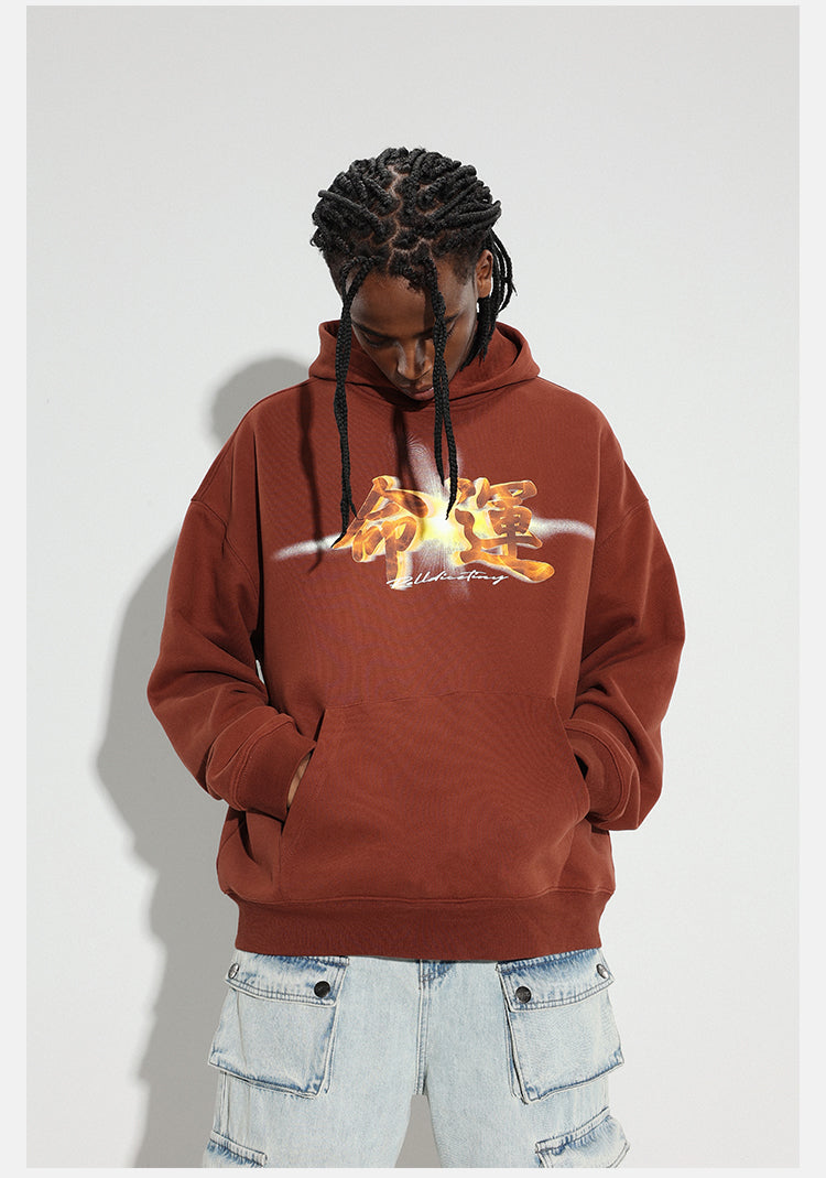 DICETINY FATE PRINT LOGO HOODIE